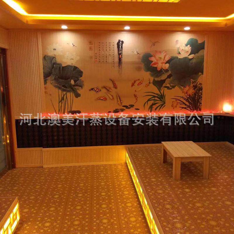 电气石托玛琳汗蒸房安装承建汗蒸工程纳米桑拿房安装施工汗蒸房