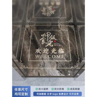 电梯地垫轿厢pvc地板地胶仿大理石图案印字防滑阻燃塑胶地毯耐磨