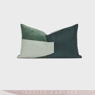 样板间抱枕套两用50x50卧室床上靠包居家沙发主卧轻奢风床头靠垫