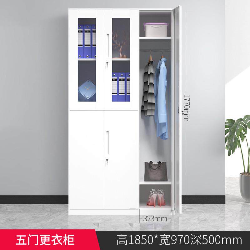 健身房四门子更衣柜员工柜铁皮六门宿舍储物柜带锁九门浴室换衣柜