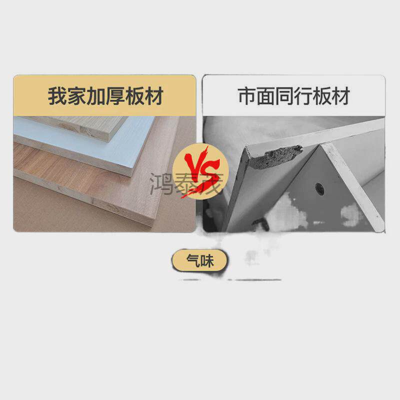 Htm1实木书桌式台式简约电脑桌实木儿童书桌带书柜学习桌一体家用