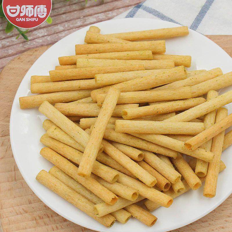 光头娃甘师傅一根葱80经典怀旧零食品特产小吃膨化素食香葱味