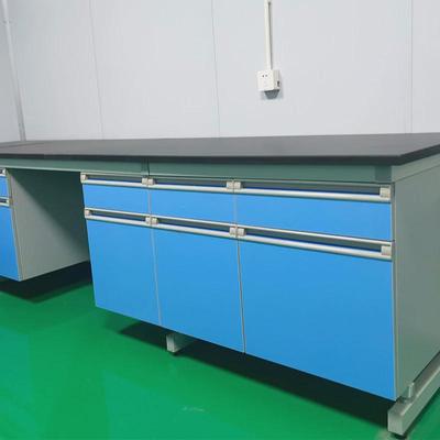 钢木实验台工作台学校实验室操作台桌操作台实验室边台钢木实验