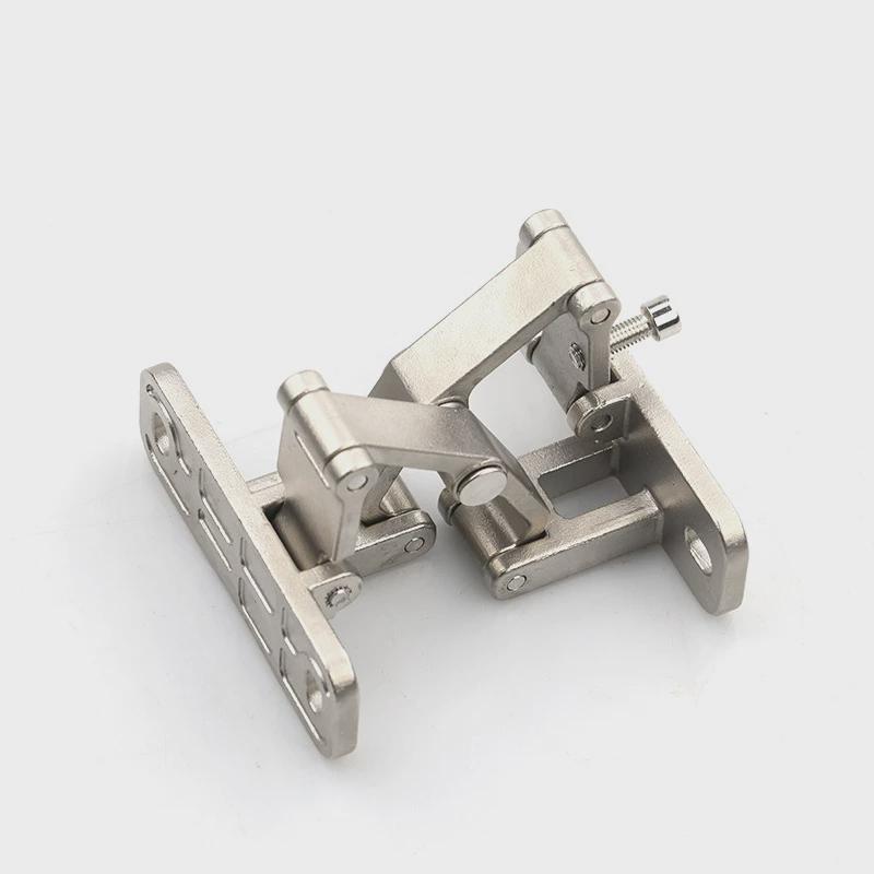 乐朗干挂石材铰链隐形门重型暗藏合页二维可调管井门石材门铰链