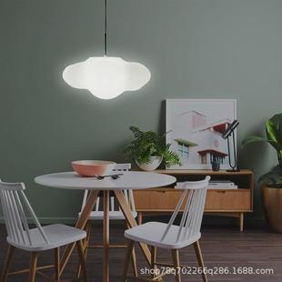 饰发光云朵吊灯 LED现代简约家用餐厅吊饰客厅卧室酒店美陈DIY装