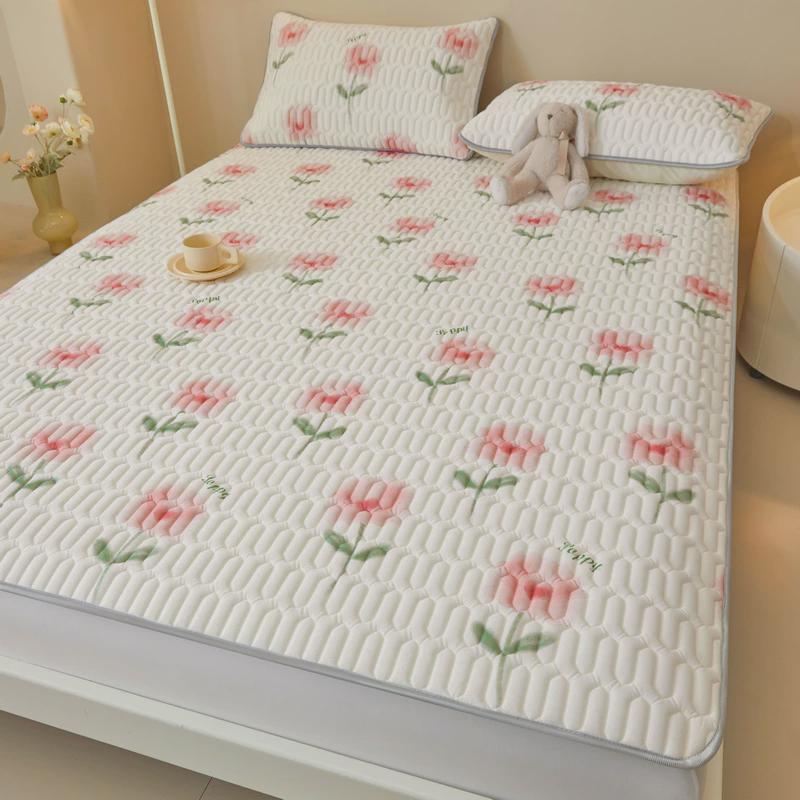 冰丝乳胶凉席三四件套儿童床笠单垫空调席子可水洗夏天季2024包邮