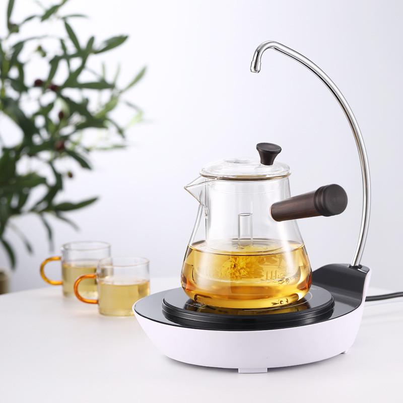 戈米电陶炉全自动上水抽水电热水壶电磁煮茶器智能家用烧水蒸汽泡