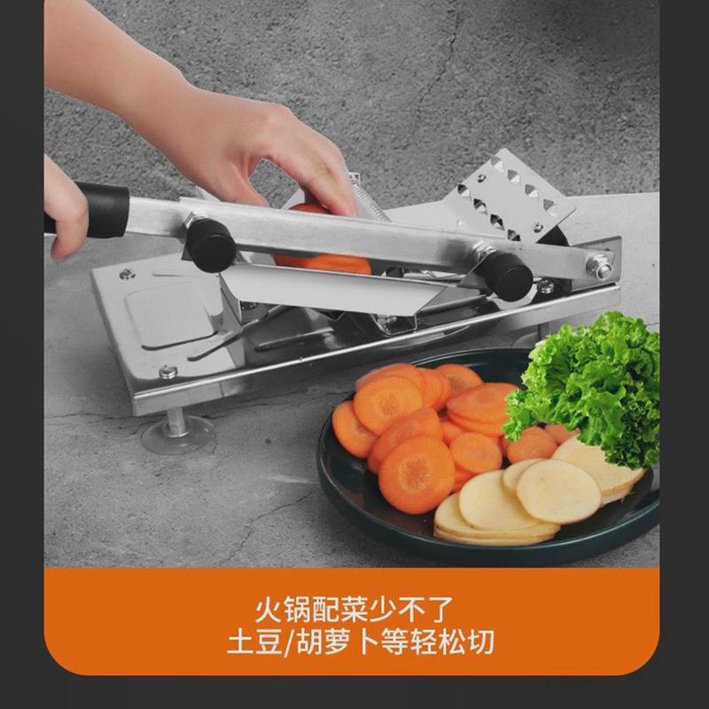 切肉片机家用羊肉卷切片机切肉机肥牛冻肉刨肉机火锅菜切薄片神器