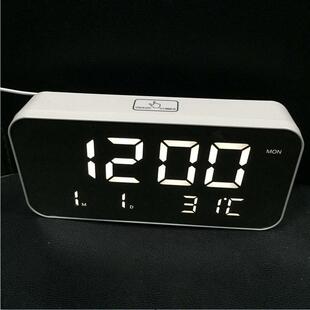 厂家直销LED电子钟25首音乐大字台钟跨镜电商产品欧美热销电子钟