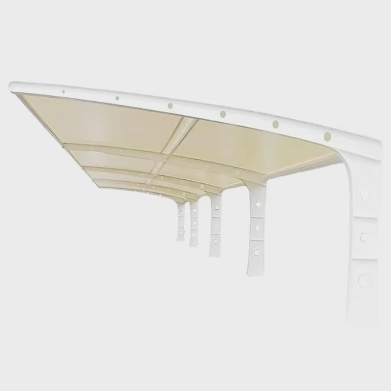 篮球场y型帽顶拉杆汽车停车棚张拉膜景观棚户外膜结构遮阳防雨棚