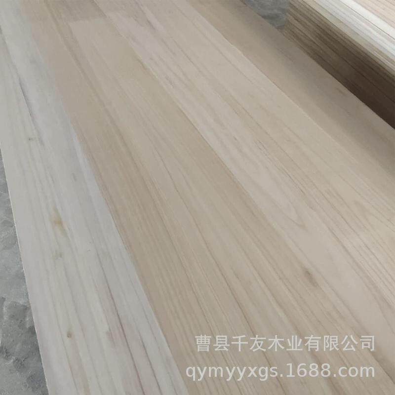 产地桐木拼板木结疤双a无板材不易劈裂装饰家具泡桐拼板木板木条