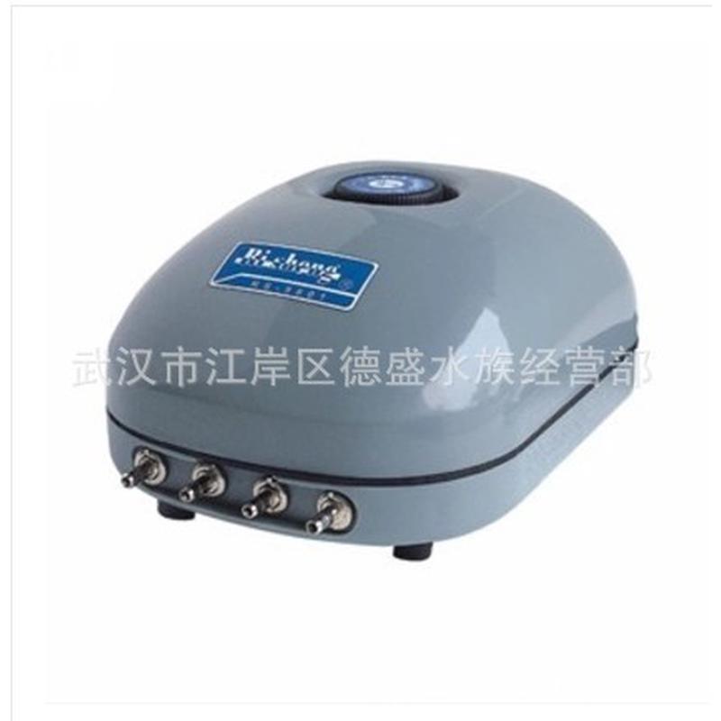 日胜rs-98018801鱼缸冲氧泵10w静音四头可调式大小气泵增氧泵孔