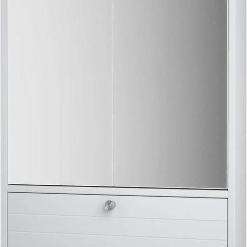 挂墙式浴室镜子LED智能镜柜卫生间储物单独洗脸镜梳妆镜带收纳