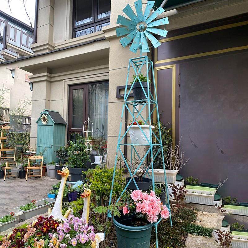铁艺风车园艺花架子茉莉爬藤展示架花园摆件旋转庭院装饰置物层架,鲜花速递/花卉仿真/绿植园艺,花架,淘宝优惠券,粉丝福利购,淘宝优惠卷