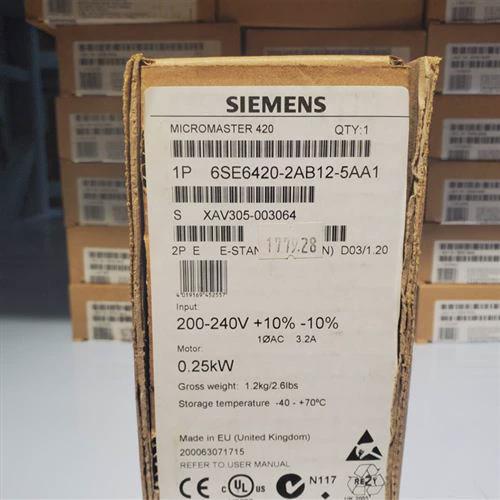 议价拍前询价:6SE64202AB215BA1全新1.5kw变频器6SE6420-2AB21-5B