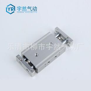 SMC型双杆双轴双出精密滑台气缸CXSW6/10/15/20/25大推力小型气动
