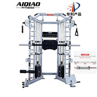 框式深蹲架多功能杠铃卧推架方管综合机家用综合训练器健身器材