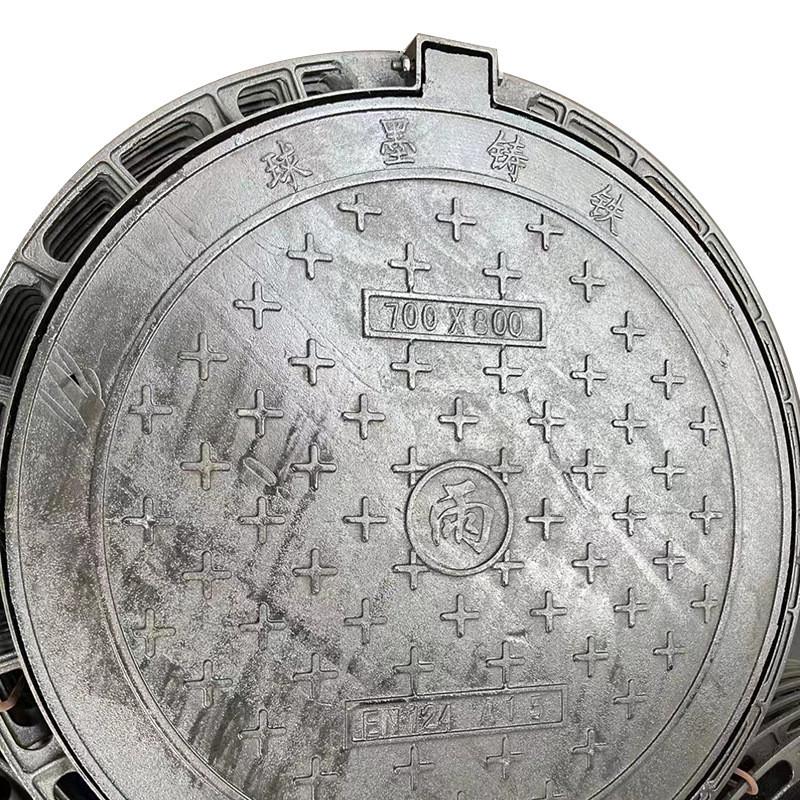 球墨铸铁井盖厂家供应规格篦子污雨水多样铸铁井盖重型井盖