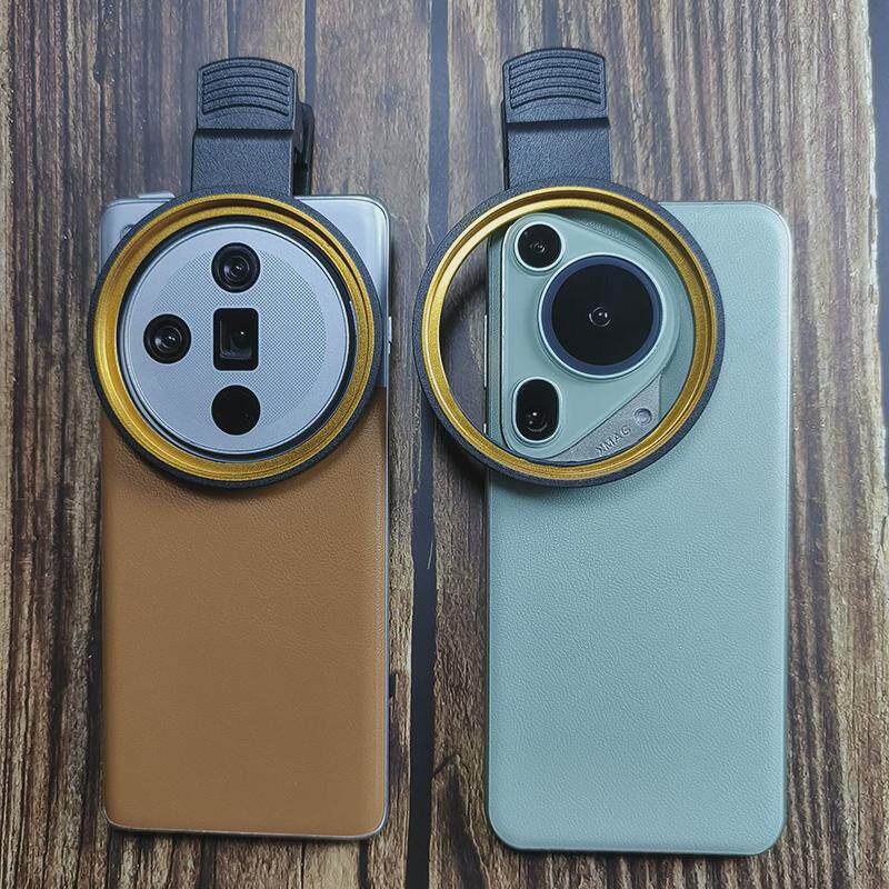 52mm67mm手机镜头夹子滤镜夹外接外置通用金属螺纹接口万能固定器