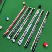 中式 黑八新款 大头杆九球杆桌球杆 球房小头公杆花式 台球杆大头美式