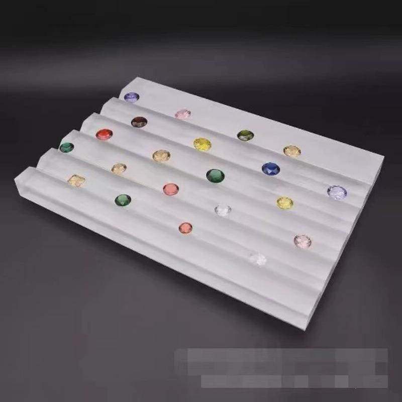 亚克力v型裸石展示架透明有机玻璃展示座彩宝托戒面盘,住宅家具,家用陈列柜,淘宝优惠券,粉丝福利购,淘宝优惠卷