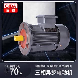 立式 电机线圈电动机b5大法兰2.2kw4kw7.5kw全铜三相ye3电机