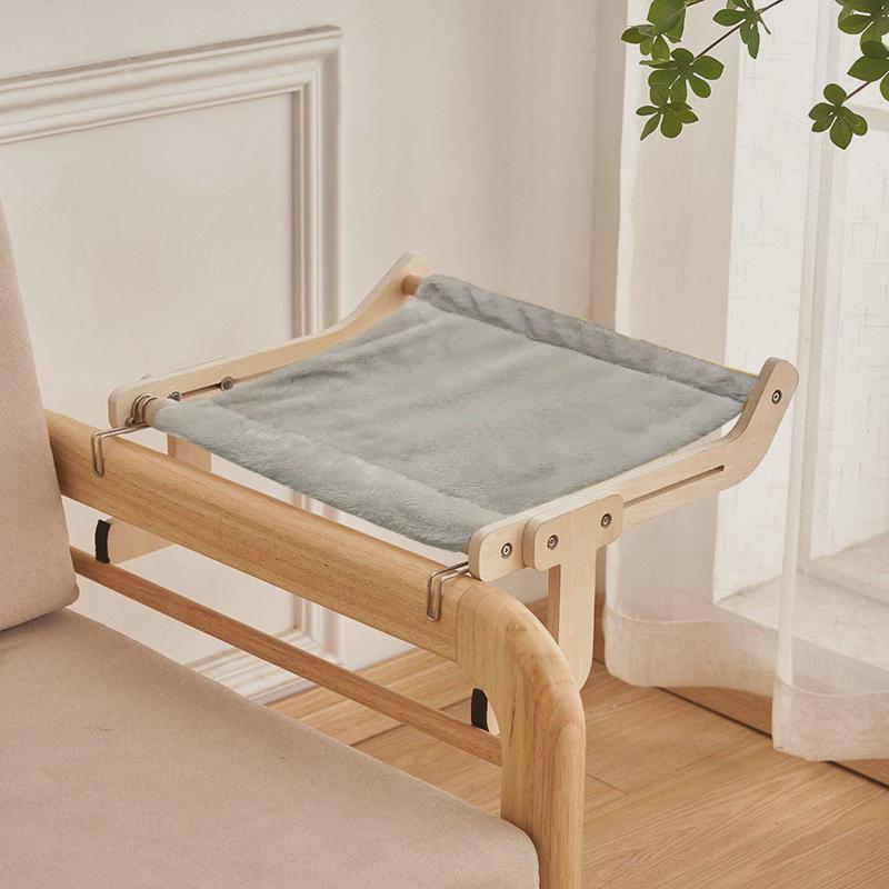 木质猫床可挂可放窗户阳台猫悬挂床挂猫窝床边猫床四季可用猫吊床