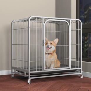 养狗的笼子狗笼子大型犬结实移动狗笼马犬哈士奇专用狗笼加粗加厚