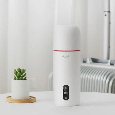 热销电热杯德尔玛dem-dr035s小型便携式加热旅行烧水多功能迷你电