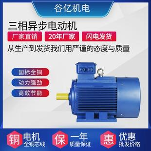 批发YE3 75KW三相异步电动机水泵清洗机风机配套三相电机 315S