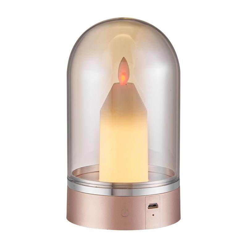 网红氛围灯餐厅装饰台灯卧室手扫感应充电插电两用床头灯简约小灯