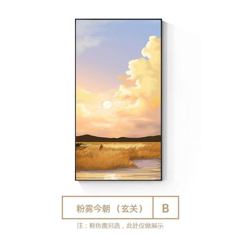 北欧入户玄关壁画过道走廊装饰画油画挂画风景画民宿现代简约客厅,家居饰品,现代装饰画,淘宝优惠券,粉丝福利购,淘宝优惠卷