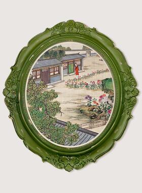 nn0i孙温法式新中式复古挂画红楼梦小众艺术装饰画客厅餐边柜壁画