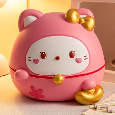 网红招财猫存钱罐2025年新款只进不出儿童男女孩看不出来是储蓄罐