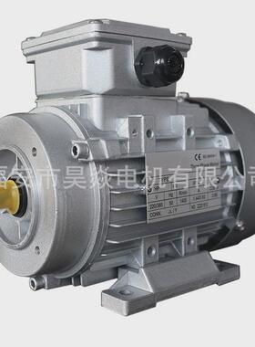 ms802-4三相壳铝异步电机0.75kw全铜线圈足功率设备配套交流电机