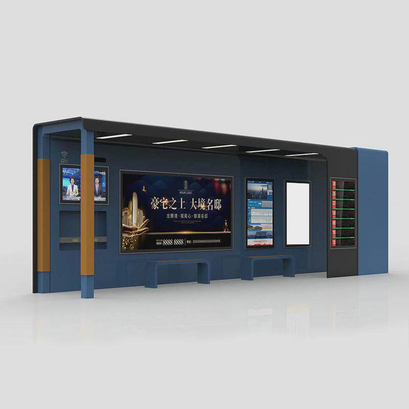 厂家候车亭城市站台仿古智慧候车亭现代化公共智慧候车亭智慧