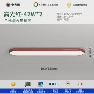走廊过道灯现代简约防蓝光入户灯一字衣帽间阳台灯简约长条吸顶灯