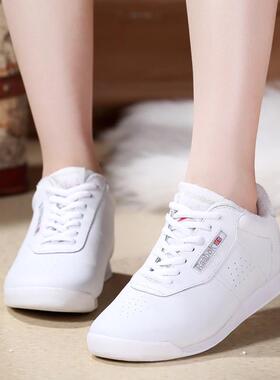 竞技健美操鞋软底广场舞蹈鞋专业训练白色啦啦操鞋子儿童健身鞋女