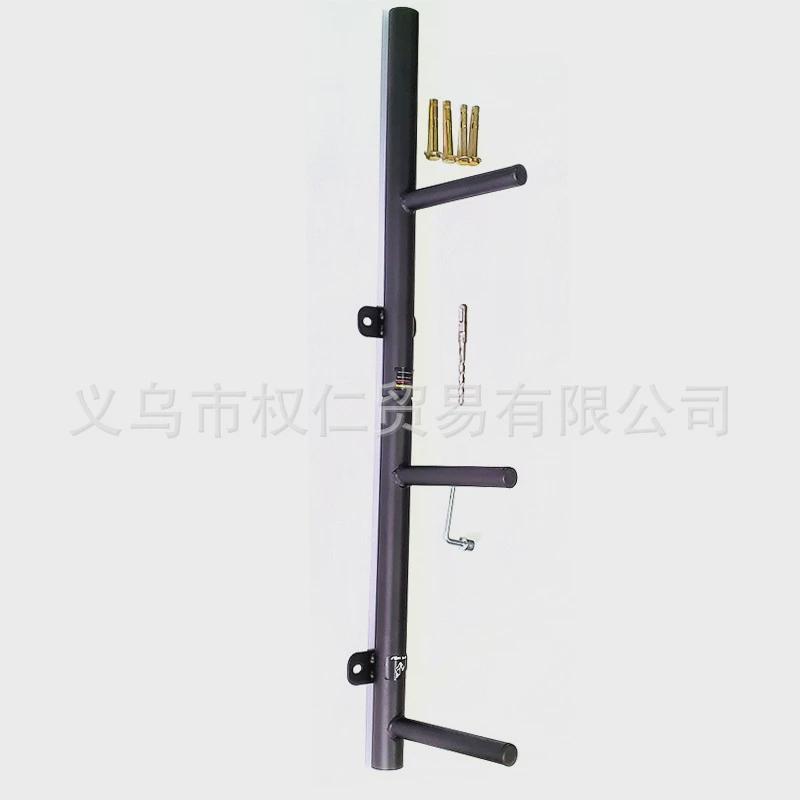 墙体杠铃片杠铃杆壁挂式哑铃架综合训练器健身器材负重训练杆支架