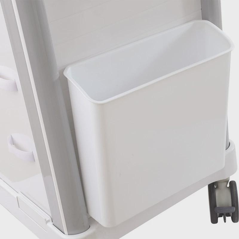 源头工厂带柜子抽屉移动式护理工作站全推车塑移动护理车供应