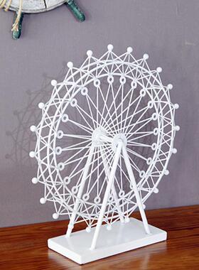 北欧创意摩天轮摆件家居摆设酒柜客厅电视柜办公室桌面工艺装饰品