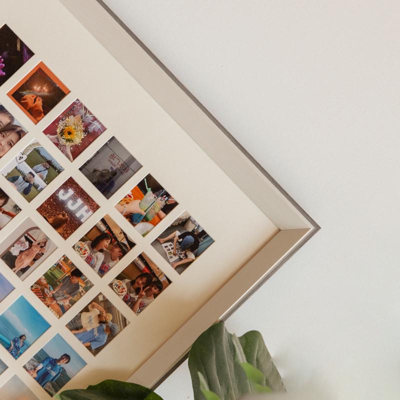 3ew1五月九宫格馆48/画情侣diy相框画框挂墙定制生日照片结婚礼