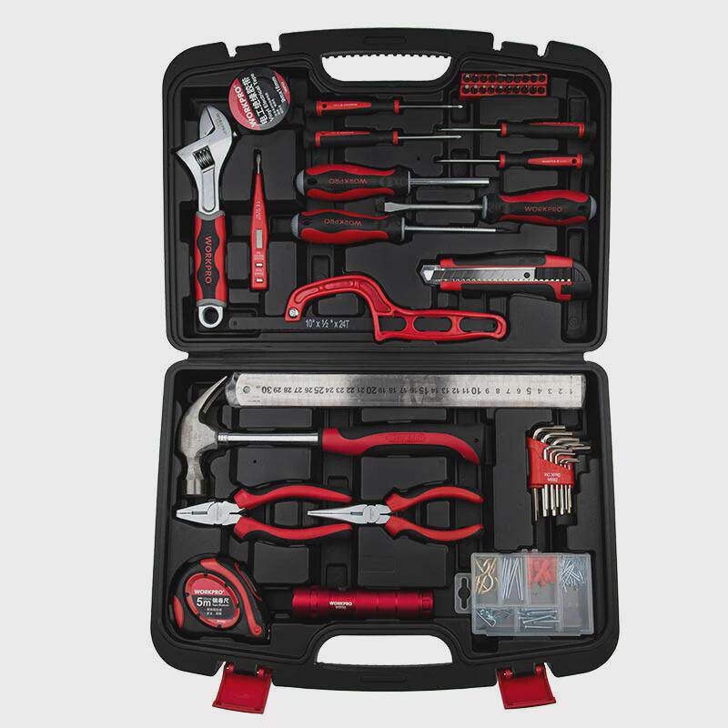 万克宝workprow115050锤子高级工具组套件套螺丝刀扳手钳子套装