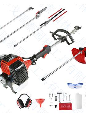 热销五合一多功能割草机割灌机高枝锯除草机高枝剪四头更换多用