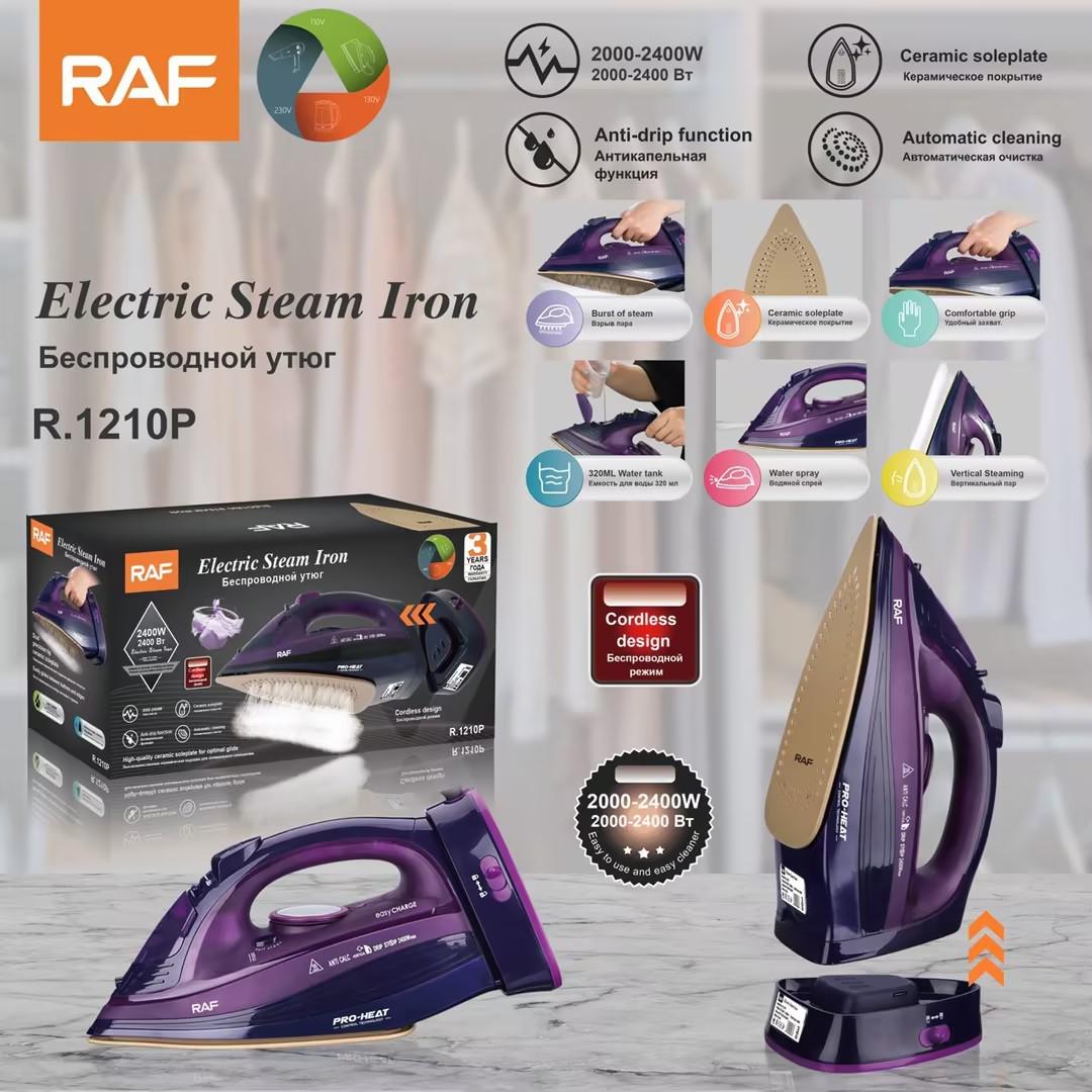 无线电熨斗2400W手持式蒸汽熨烫机 Wireless Electric Steam Iron