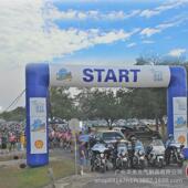 充气活动塞事拱门马拉松户外赛事闭气拱门全喷绘加厚五边拱门