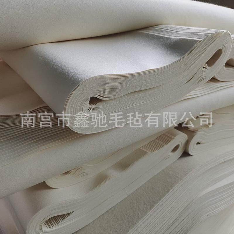 1-50mm吸油抛光工业羊毛毡细白澳毛羊毛毡保温防尘抛光工业羊毛毡