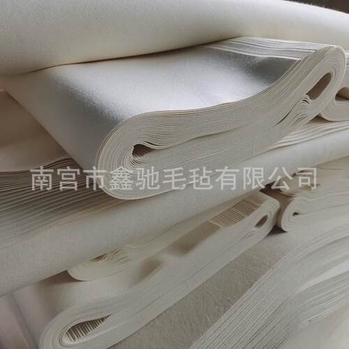 1-50mm吸油抛光工业羊毛毡细白澳毛羊毛毡保温防尘抛光工业羊毛毡