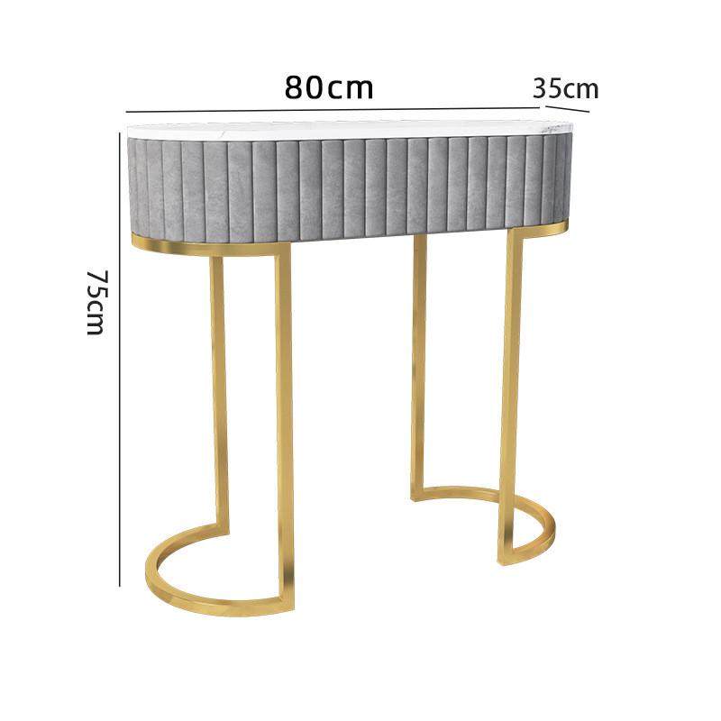 大理石金色玄关台玄关桌子靠墙轻奢条案现代简约装饰柜进门墙边柜