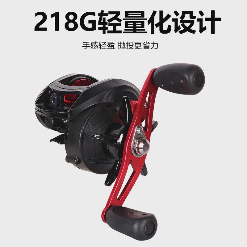 跨境水滴轮全金属远投防炸线磁力刹车超轻打黑微物路亚轮筏钓渔轮